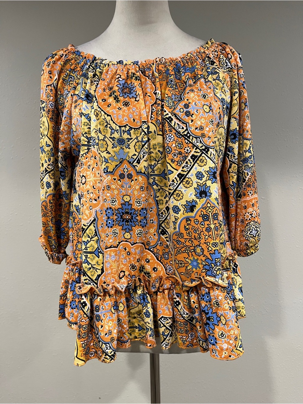 Women’s Off-Shoulder Floral Peasant blouse/Top fall vibes